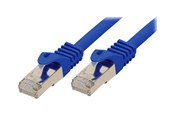 Netværkskabel - SCONN Shiverpeaks BASIC-S patch cable - 1 m - blue - Blå - 1m - BS75511-B