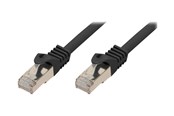 Netværkskabel - SCONN Shiverpeaks BASIC-S patch cable - 1 m - black - Sort - 1meter - BS75511-S
