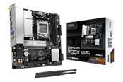 Bundkort - ASRock B850M Rock WiFi Bundkort - AMD B850 - AMD AM5 - DDR5 RAM - Micro-ATX - 90-MXBU70-A0UAYZ