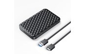 Harddisk - tilbehør - ORICO 2520U3-V1 2.5" HDD/SSD USB Micro-B 5Gb/s Disk Drive - Black - 2520U3-V1-BK-EP