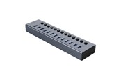 USB hub - ORICO BT2U3-13AB Hub 13x USB-A 3.0 with switches - gray USB hub - USB 3.0 - 13 ports - Grå - BT2U3-13AB-EU-GY-BP