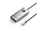 Dockingstation - ORICO PW11-6P USB-C Hub Docking Station 3x USB-A 3.0 + 1x USB-C 2.0 + 1x HDMI - Gray - PW11-6P-GY-EP