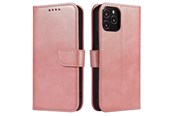 Mobil - Covers & Cases - Hurtel Magnet Case Elegant Case Cover with a Flap and Stand Function for Samsung Galaxy A73 Pink - 5907769340345