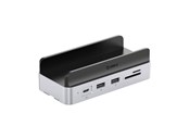 Dockingstation - ORICO MiniDock 10-in-1 Docking Station with SSD Hard Drive Bay - Silver - VS10-SV-EP