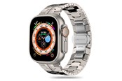 Smartwatch - Tilbehør - Tech-Protect Stainless Line Bracelet for Apple Watch 4 / 5 / 6 / 7 / 8 / 9 / SE / Ultra 1 / 2 (42/44/45/49 mm) - Titanium - 5906203699582