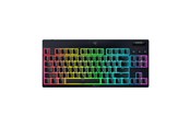 Tastatur - Razer BlackWidow V4 Low-Profile TKL HyperSpeed - Yellow Mechanical - Gaming Tastatur - Uden Numpad - Amerikansk engelsk - Sort *DEMO* - RZ03-05450100-R3M1
