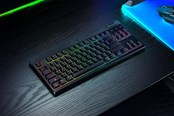 Tastatur - Razer BlackWidow V4 Low-Profile TKL HyperSpeed - Green Mechanical - Gaming Tastatur - Uden Numpad - Amerikansk engelsk - Sort - RZ03-05450500-R3M1