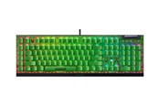 Tastatur - Razer BlackWidow V4 X - Green Mechanical (Clicky) - Minecraft Edition - Gaming Tastatur - Amerikansk engelsk - Grøn - RZ03-04704100-R3M1