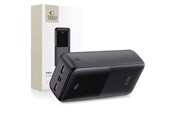 Powerbank - Tech-Protect Powerbank PB03 30000mAh 22.5W - black Powerbank - Sort - 30000 mAh - 5906302380527