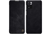Mobil - Covers & Cases - Nillkin Qin Case for Xiaomi Redmi Note 11 Pro+ (China) / Redmi Note 11 Pro (China) / Mi11i HyperCharge Flip - Black - 6902048234963