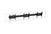 Vægbeslag, AV-Beslag & AV-Møbler - Vision mounting kit - for 3 flat panels - landscape - powder coated matte black - Max 120 kg - recommended for 43" - VFM-MNU/L3X43