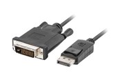 Skærmkabel - Lanberg - video adapter cable - DisplayPort to DVI-D - 1 m - CA-DPDV-10CU-0010-BK