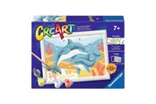 Kreativt Legetøj - Ravensburger CreArt Paint by Numbers - Jumping Dolphin - 120232520