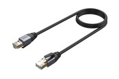 Netværkskabel - Unitek network cable - 3 m - black - Sort - 3m - C18149AGY03-3M