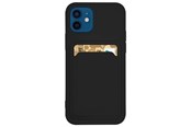 Mobil - Covers & Cases - Hurtel Card Case Silicone Wallet Case with Card Slot Documents for Samsung Galaxy A73 Black - 5907769346682