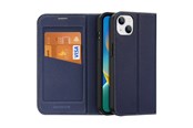 Mobil - Covers & Cases - Dux Ducis Skin X2 Case for iPhone 14 Plus Magnetic Flip Cover Blue - 6934913034514