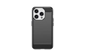 Mobil - Covers & Cases - Hurtel Flexible Carbon Pattern Case for iPhone 15 Pro Carbon Case - Black - 5907769356483