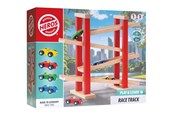 Trælegetøj - Heros Play & Learn – Træracerbane med 4 biler - HE0014