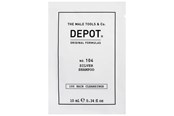 Hårpleje - Depot - No. 104 – Botanical Complex Hair Shampoo 10 ml - 8032274011033