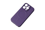 Mobil - Covers & Cases - Hurtel MagSafe Compatible Silicone Case for iPhone 15 Plus Silicone Case - Purple - 5907769356896