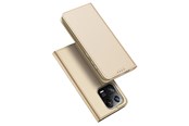 Mobil - Covers & Cases - Dux Ducis Skin Pro Case Xiaomi 13 Pro Flip Cover Card Wallet Stand Gold - 6934913031681