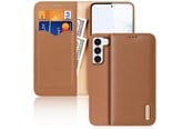 Mobil - Covers & Cases - Dux Ducis Hivo Samsung Galaxy S23+ Case Flip Cover Wallet Stand RFID Lock Brown - 6934913031766