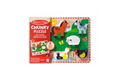Puslespil - Melissa & Doug Wooden Chunky Puzzle Farm Wood - 3723/50203