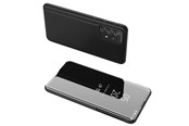 Mobil - Covers & Cases - Hurtel Clear View Case Flip Cover for Samsung Galaxy A73 Black - 5907769340031