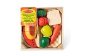 Trælegetøj - Melissa & Doug Food Play Wooden Cutting Food - 6074881