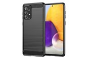 Mobil - Covers & Cases - Hurtel Carbon Case Flexible TPU Cover for Samsung Galaxy A73 Black - 5907769341397