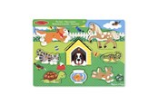 Puslespil - Melissa & Doug Wooden Peg Puzzle Pets Wood - 6075164
