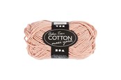 Kreativt Legetøj - Creativ Company Cotton yarn Size 8/8 L: 80-85 M Beige - 50gr. - 461160