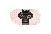 Kreativt Legetøj - Creativ Company Cotton yarn Size 8/8 L: 80-85 M Dusty Rose - 50gr. - 461140