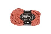 Kreativt Legetøj - Creativ Company Cotton yarn Size 8/8 L: 80-85 M Terracotta - 50gr. - 461130