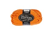 Kreativt Legetøj - Creativ Company Cotton yarn Size 8/8 L: 80-85 M Orange - 50gr. - 461090