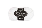 Kreativt Legetøj - Creativ Company Cotton yarn Size 8/8 L: 80-85 M White - 50gr. - 461020