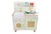 Trælegetøj - Classic World Wooden Kitchen with Accessories - 14pcs. - 50641