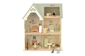 Trælegetøj - Classic World Wooden Dollhouse Cottage - 50638