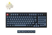 Tastatur - Keychron V5 Max - keyboard - QMK custom mechanical ISO layout collection - with knob - QWERTY - Nordic - carbon black Input Device - Tastatur - Nordisk - Sort - V5M-D4-BO