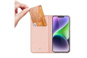 Mobil - Covers & Cases - Dux Ducis iPhone 15 Plus Case Cover with Flip and Wallet  Skin Pro - Pink - 6934913025406