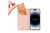 Mobil - Covers & Cases - Dux Ducis iPhone 15 Pro Case Flip Cover and Wallet  Skin Pro - Pink - 6934913025437