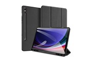 Tablet - Covers & Cases - Dux Ducis  Domo Flip Case with Smart Sleep for Samsung Galaxy Tab S9 - Black - 6934913025895