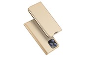 Mobil - Covers & Cases - Dux Ducis Skin Pro Holster Case Flip Cover iPhone 14 Pro Max Gold - 6934913035184