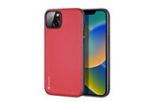 Mobil - Covers & Cases - Dux Ducis  Fino Case Cover Covered With Nylon Material iPhone 14 Plus Red - 6934913036846