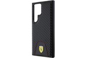 Mobil - Covers & Cases - Ferrari Carbon Stitched Bottom Case for Samsung Galaxy S24 Ultra - Black - 3666339242589