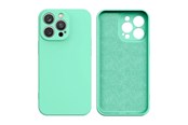 Mobil - Covers & Cases - Hurtel Silicone Case for Samsung Galaxy A14 5G / Galaxy A14 Silicone Cover Mint Green - 9145576273111