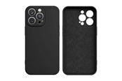 Mobil - Covers & Cases - Hurtel Silicone Case for Samsung Galaxy A14 5G / Galaxy A14 Silicone Cover Black - 9145576273098