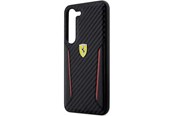 Mobil - Covers & Cases - Ferrari Carbon Contrast Edges Case for Samsung Galaxy S23+ - Black - 3666339114619