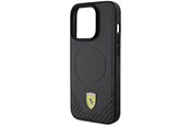 Mobil - Covers & Cases - Ferrari Carbon Metal Logo MagSafe Case for iPhone 15 Pro - Black - 3666339171087