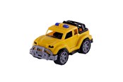 Legetøjsbil - Cavallino Toys Trendy Jeep Geel Horse 22cm - 4152WD01